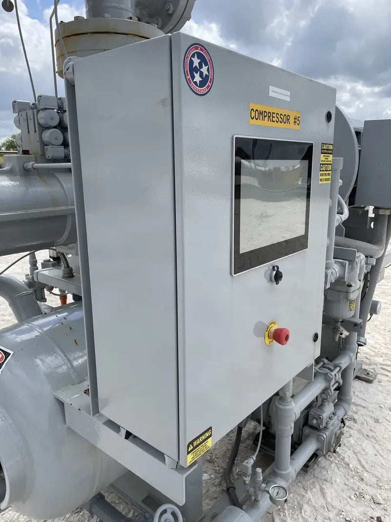 Paquete de compresor de tornillo rotativo Mycom N220JS-LI-E-250 (N220JS-LI-E-250, 250 HP 460 V, panel de control micro Mycom)