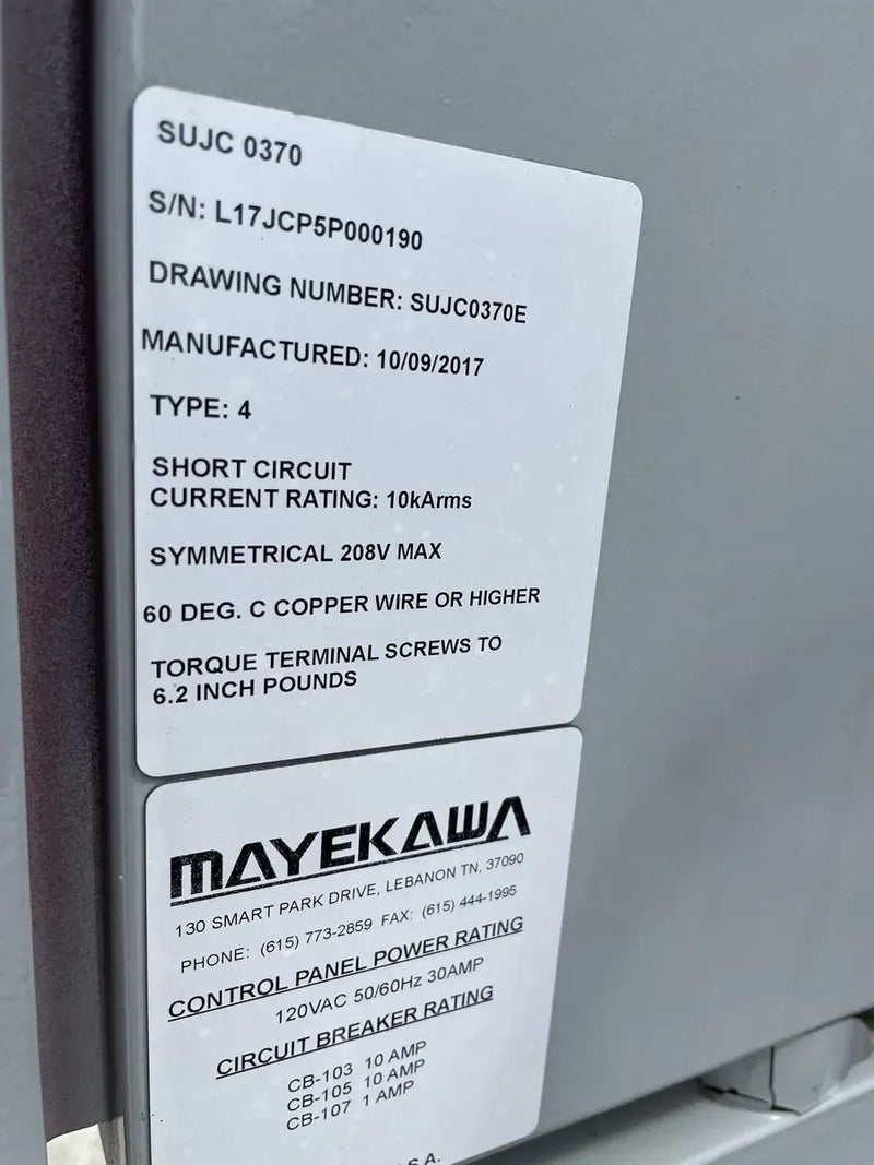 Paquete de compresor de tornillo rotativo Mycom N220JS-LI-E-250 (N220JS-LI-E-250, 250 HP 460 V, panel de control micro Mycom)