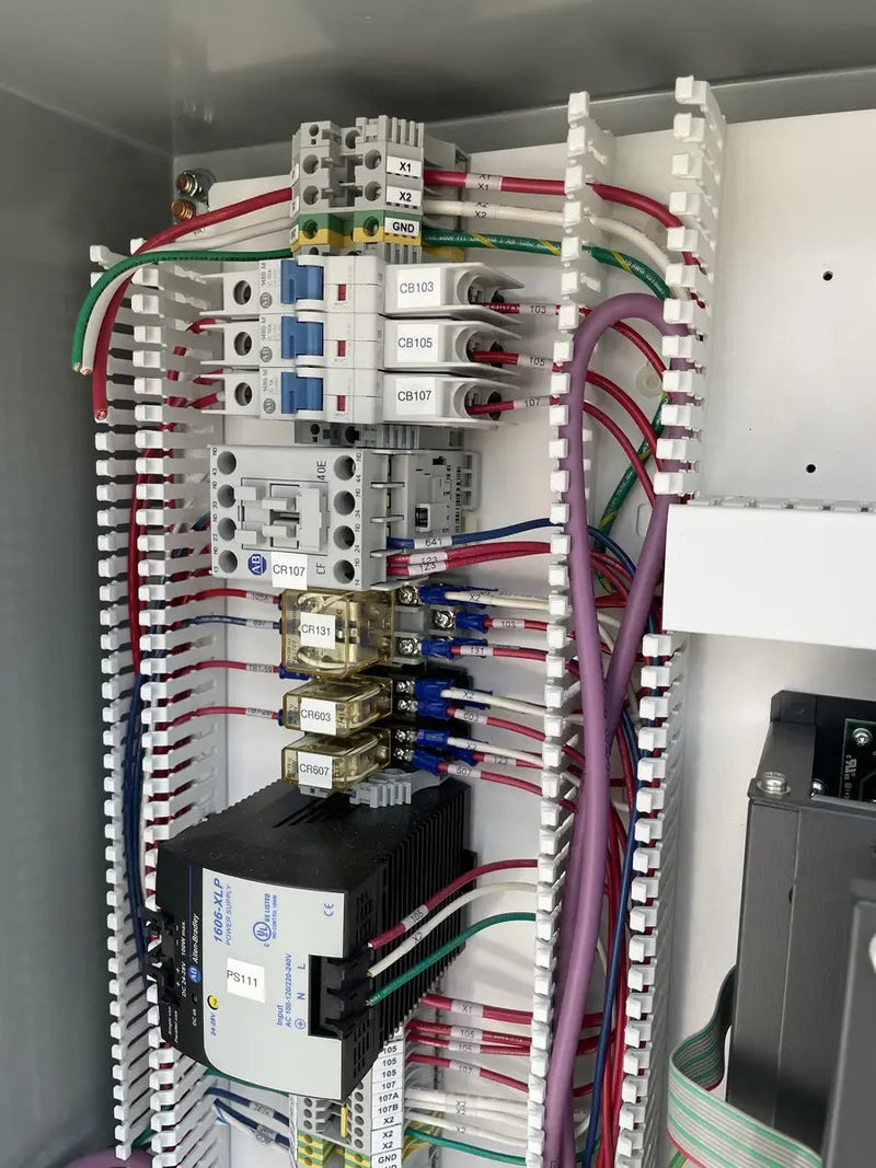 Paquete de compresor de tornillo rotativo Mycom N220JS-LI-E-250 (N220JS-LI-E-250, 250 HP 460 V, panel de control micro Mycom)