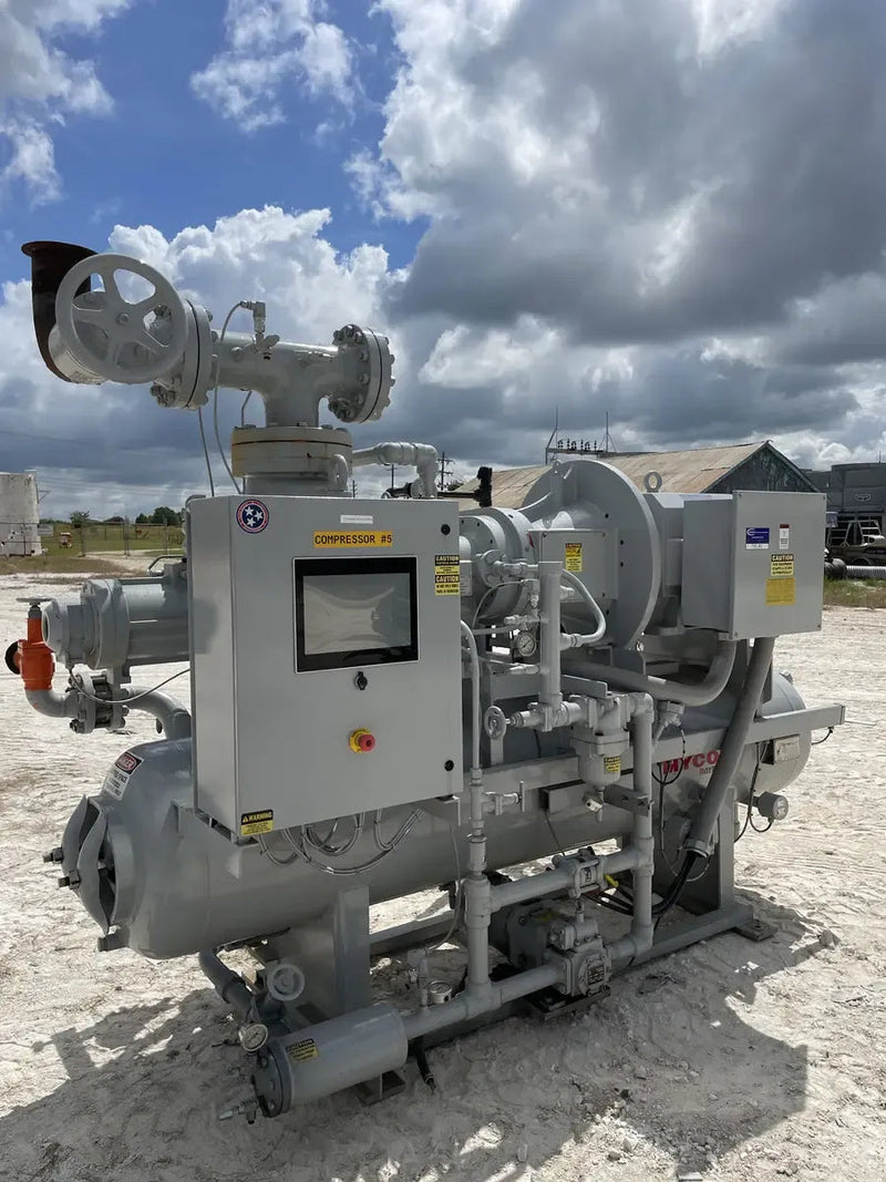 Paquete de compresor de tornillo rotativo Mycom N220JS-LI-E-250 (N220JS-LI-E-250, 250 HP 460 V, panel de control micro Mycom)