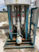 Recirculador de amoníaco vertical Delta Tee International LSP-3008-V (30 pulgadas x 115 pulgadas, 413 galones, bombas de 2-1 HP).