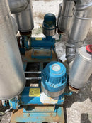 Recirculador de amoníaco vertical Delta Tee International LSP-3008-V (30 pulgadas x 115 pulgadas, 413 galones, bombas de 2-1 HP).