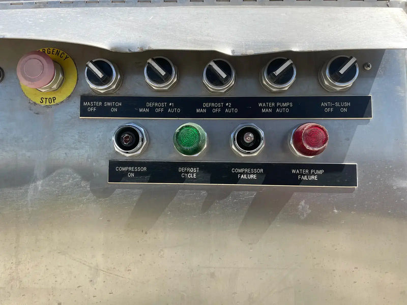 Turbo Ice CF 40 SC Plate Ice Maker (Halocarbon (Freon) Refrigeration, 20 Ton Day)