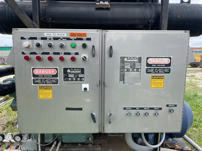 Turbo Ice TIG 33 SC Plate Ice Maker (Halocarbon (Freon) Refrigeration, 33 Ton Day)