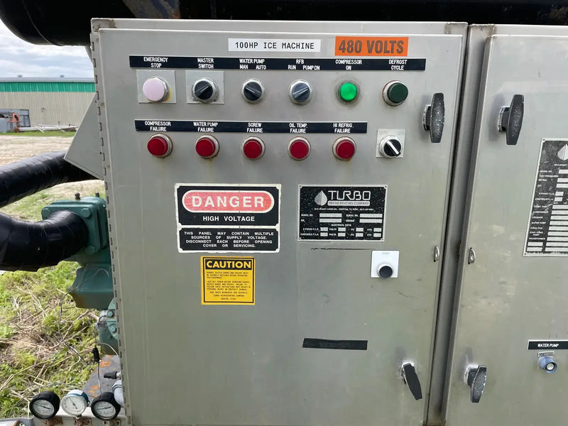 Turbo Ice TIG 33 SC Plate Ice Maker (Halocarbon (Freon) Refrigeration, 33 Ton Day)
