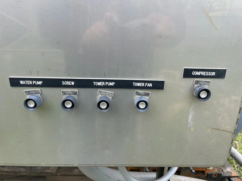 Turbo Ice TIG 33 SC Plate Ice Maker (Halocarbon (Freon) Refrigeration, 33 Ton Day)
