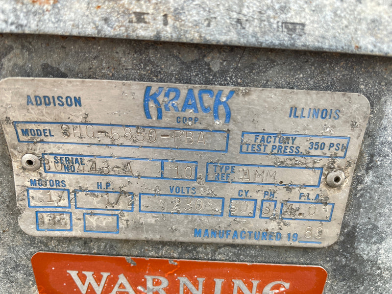Krack 4-Fan Ammonia Evaporator – 6.86 Tons Krack 