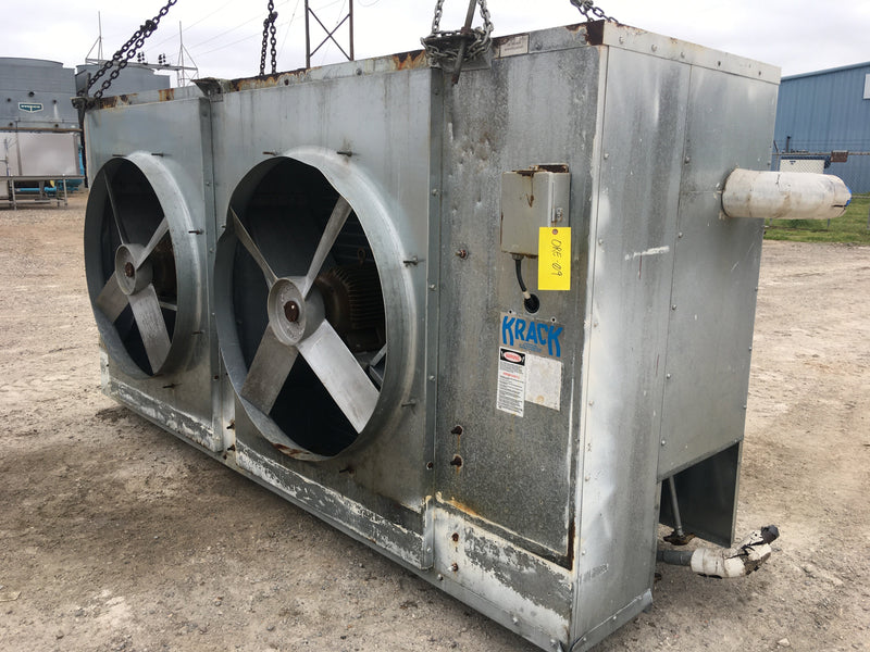 Krack Ammonia Medium Temperature Evaporator Coil - 2 Fan Krack 