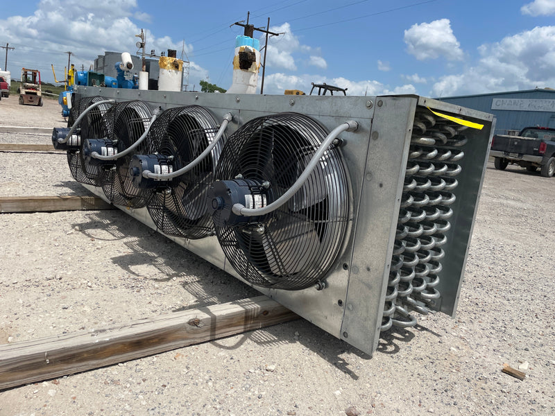 Krack DT4S-1045-FLA-HGU-RH 4-Fan Ammonia Evaporator Coil- 13 TR 4 Fans (Low Temperature) Krack 