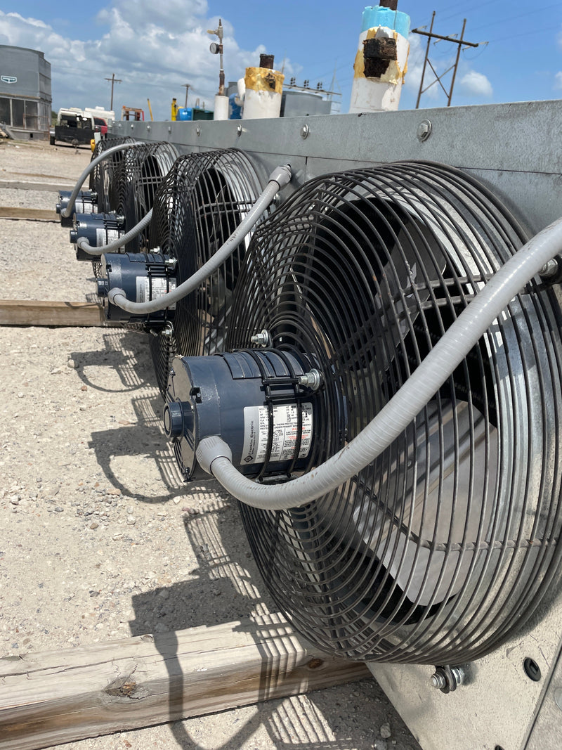 Krack DT4S-1045-FLA-HGU-RH 4-Fan Ammonia Evaporator Coil- 13 TR 4 Fans (Low Temperature) Krack 