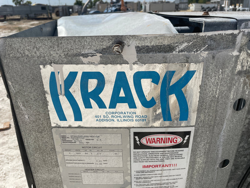 Krack DT4S-925-DXA-HGC-LH Ammonia Evaporator Coil- 10.69 TR 4 Fans (Low/Medium Temperature) Krack 