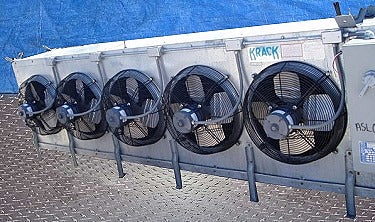 Krack DTX-Series Air Defrost Ammonia Evaporator- 10.5 Ton Krack 