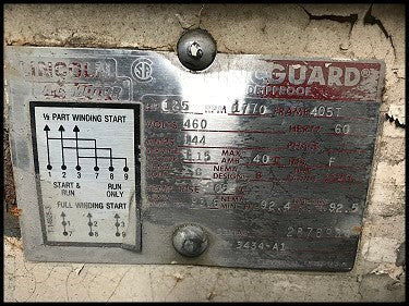 Lincoln Lincguard motor - 125 HP Lincoln 
