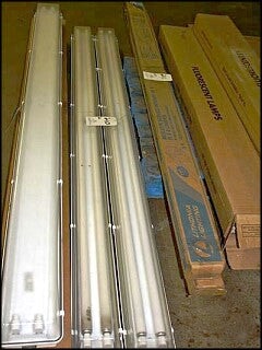 Lithonia 8 ft. Fluorescent Light Fixtures Lithonia Lighting 