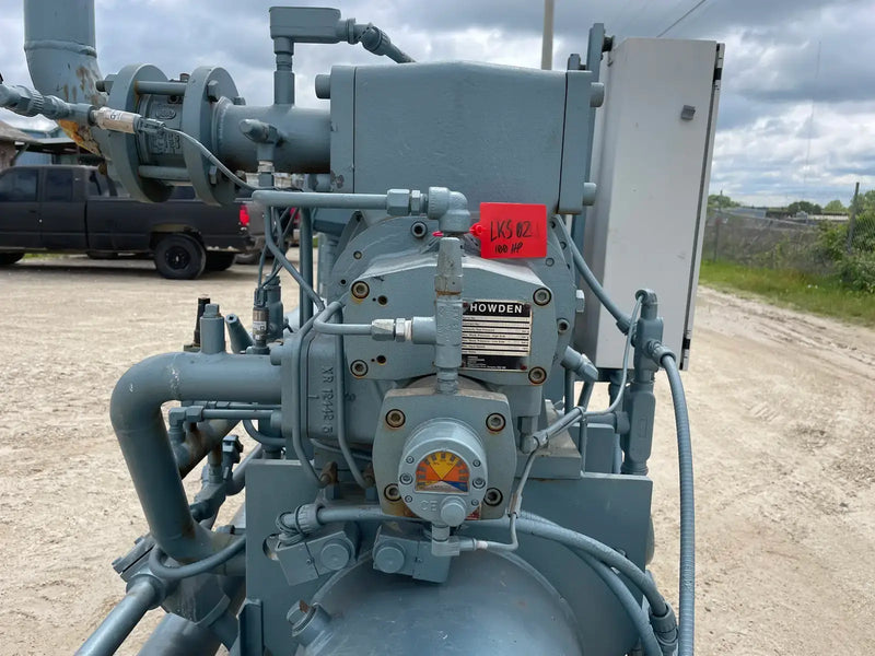 Howden XRV127-R3 Rotary Screw Compressor Package (Howden XRV127-R3, 100 HP 208-230/460 V, Micro Control Panel)