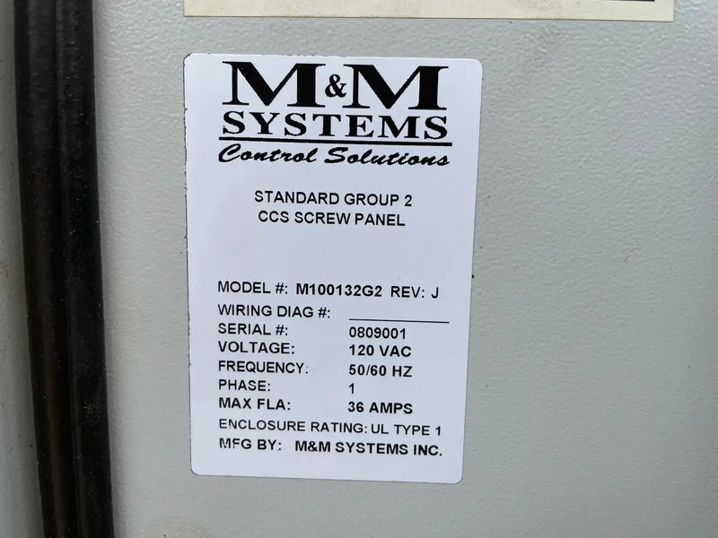 Howden XRV127-R3 Rotary Screw Compressor Package (Howden XRV127-R3, 100 HP 208-230/460 V, Micro Control Panel)