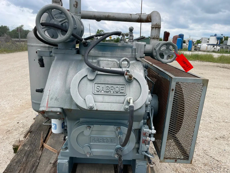 Paquete de compresor alternativo Sabroe SMC-106E de 6 cilindros (75 HP, 208-230/460 V)