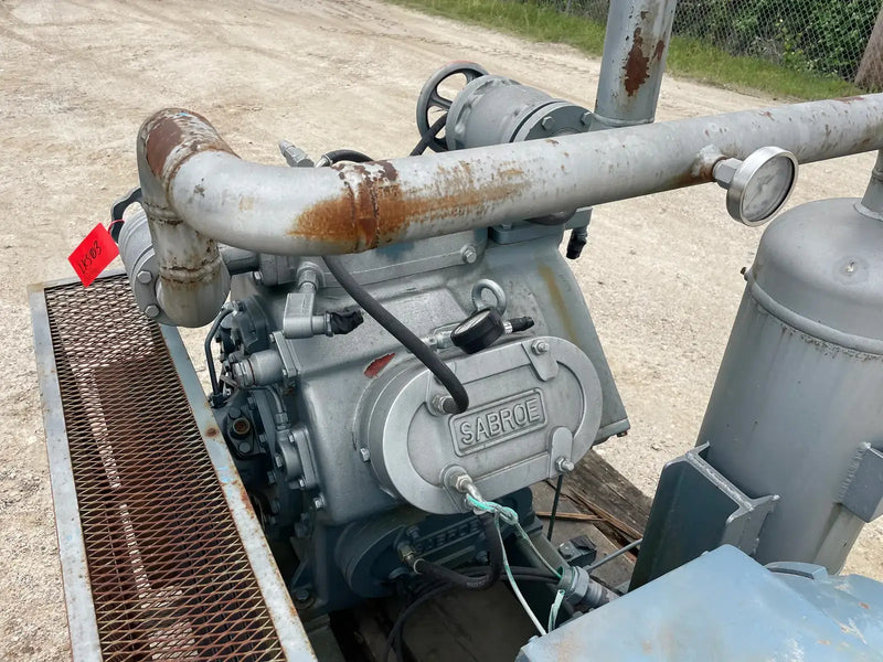 Paquete de compresor alternativo Sabroe SMC-106E de 6 cilindros (75 HP, 208-230/460 V)