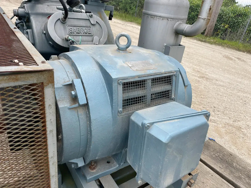 Paquete de compresor alternativo Sabroe SMC-106E de 6 cilindros (75 HP, 208-230/460 V)