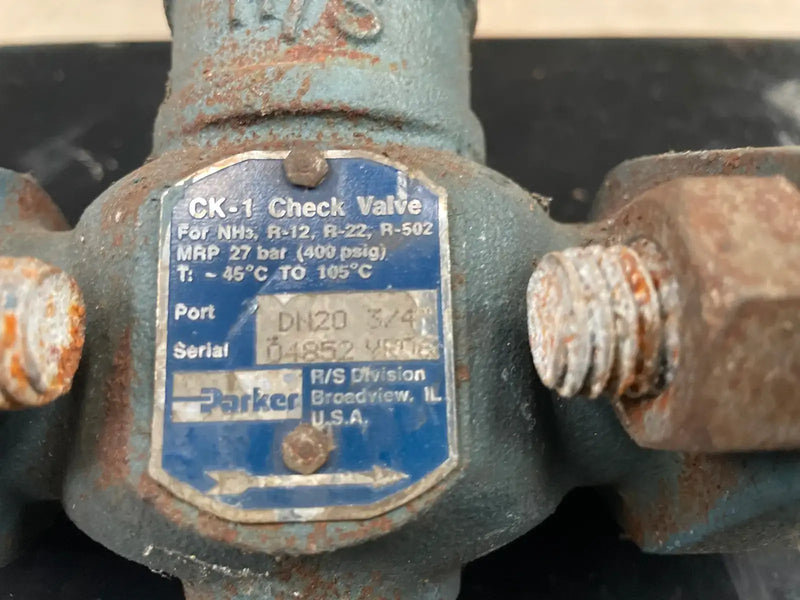 Parker DN20 Check Valve ( 3/4")