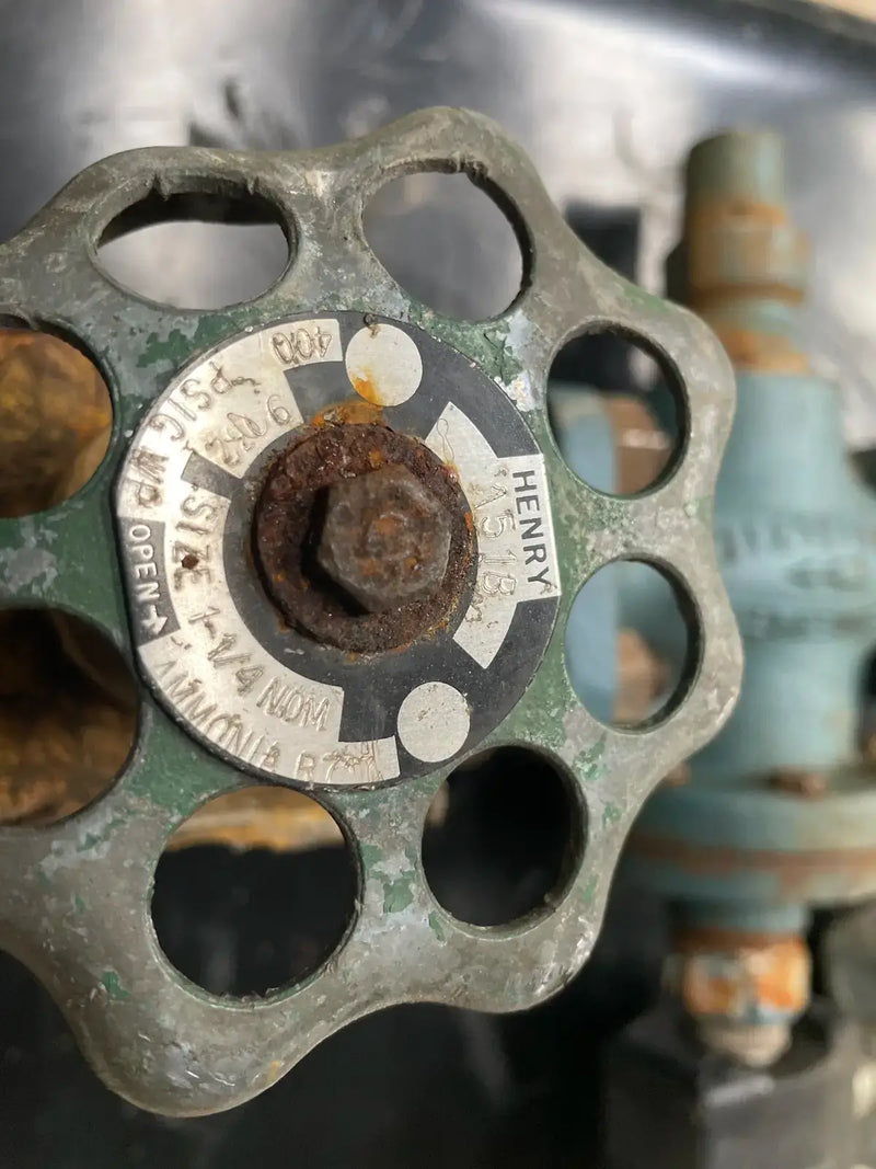 Válvula solenoide Parker Refrigeration Amoníaco S4A con válvula de cierre de globo (1-1/4")