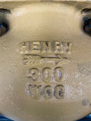 Válvula de cierre de globo de Henry Technologies (6")