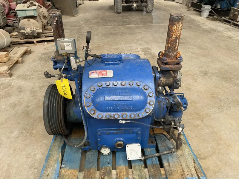 Vilter 454XL 4-Cylinder Bare Reciprocating Compressor (Belt Driven)