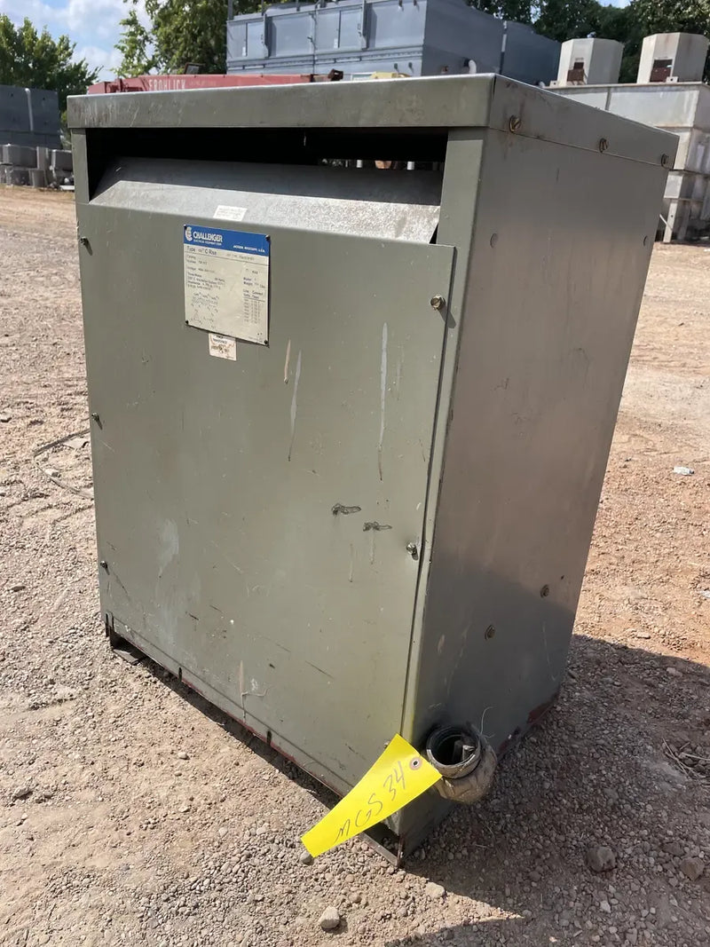 Challenger Electrical Dt Transformer ( 75 kVa, 3 PH, 480/208 Volts )