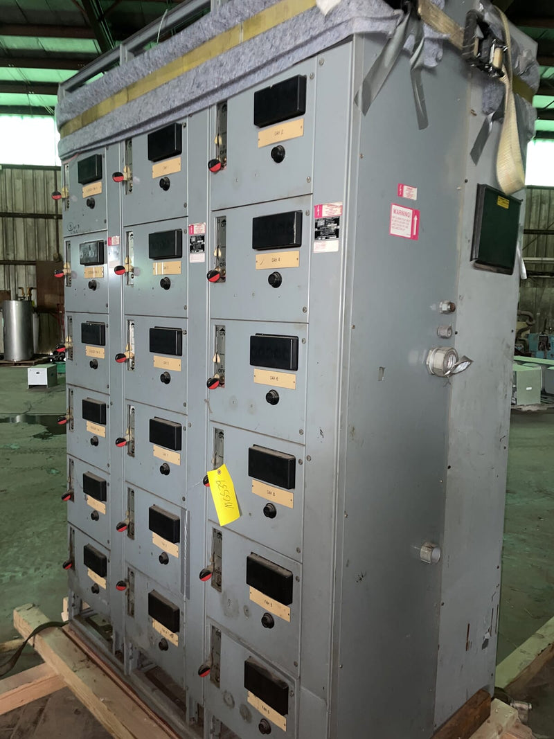 Square D Company 3 Section Motor Control Center (600 Amp, 60 Hz, 3 Ph)