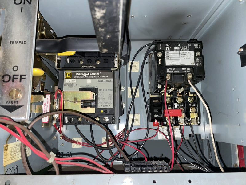 Square D Company 3 Section Motor Control Center (600 Amp, 60 Hz, 3 Ph)