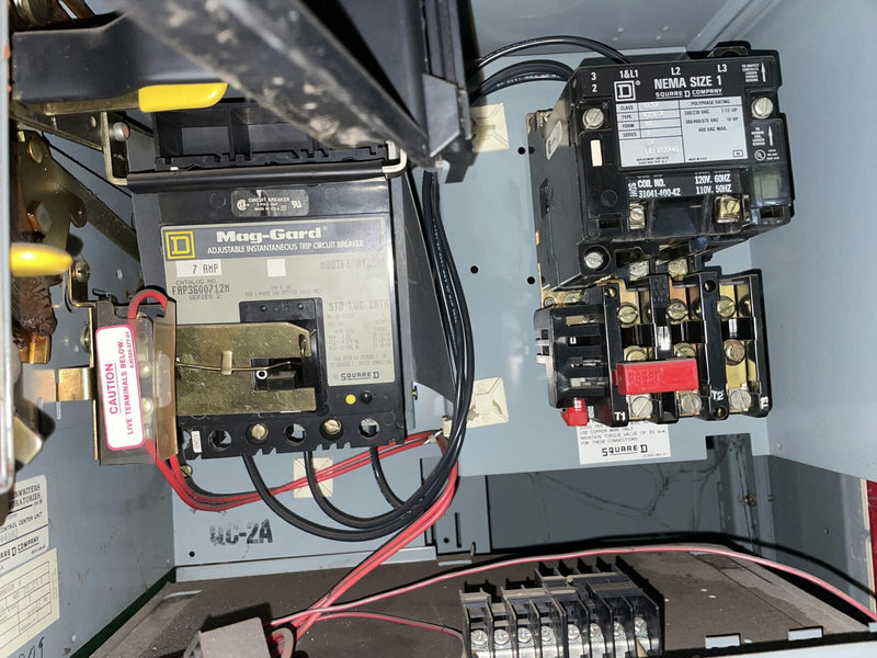 Square D Company 3 Section Motor Control Center (600 Amp, 60 Hz, 3 Ph)