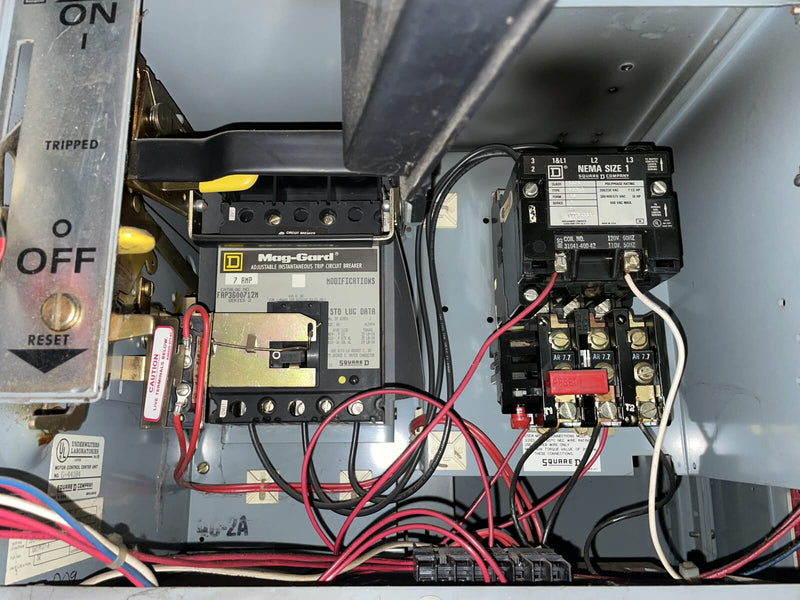 Square D Company 3 Section Motor Control Center (600 Amp, 60 Hz, 3 Ph)