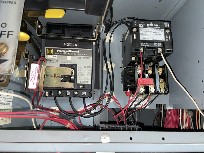 Square D Company 3 Section Motor Control Center (600 Amp, 60 Hz, 3 Ph)
