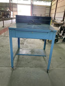 Global Industrial Blue Sloped Shop Desk