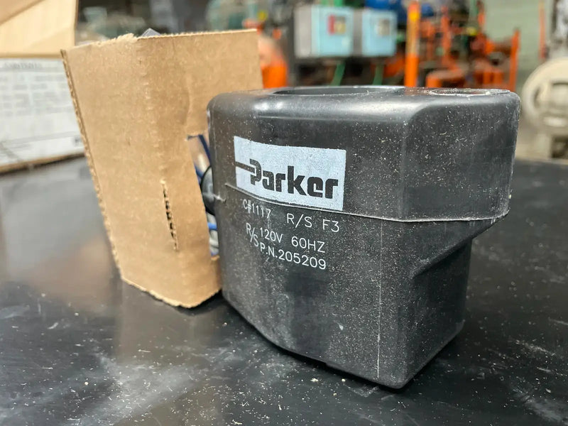 Parker Refrigeration 205209 Solenoid Coil with Bolt Package Flanges