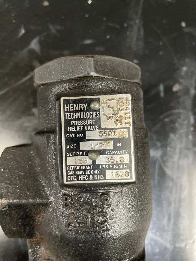 Henry Technologies 5601 Válvula de alivio de presión (1/2" FPT x 1" FPT)