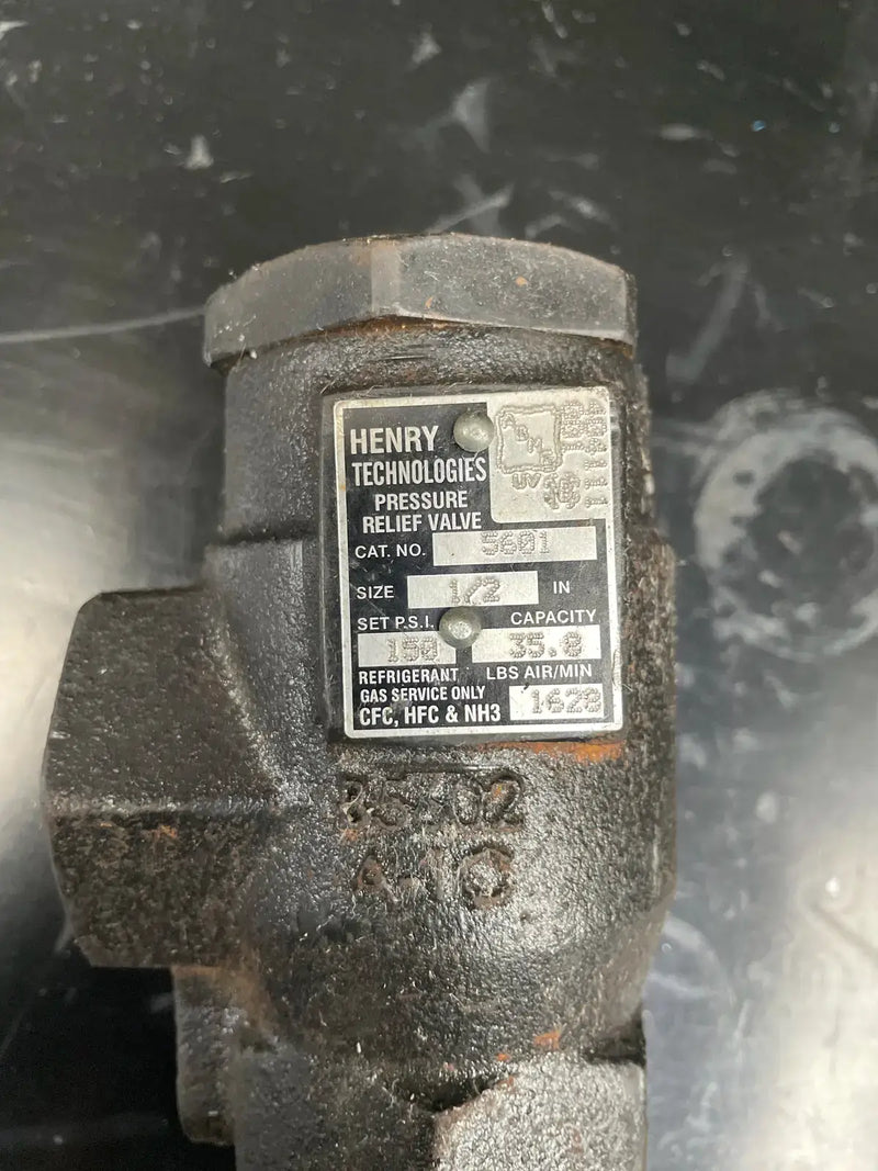 Henry Technologies 5601 Válvula de alivio de presión (1/2" FPT x 1" FPT)