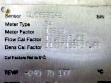 Micro Motion Mass Flow Meter System Micro Motion 