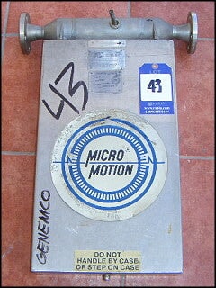 Micro Motion Mass Flow Sensor Micro Motion 