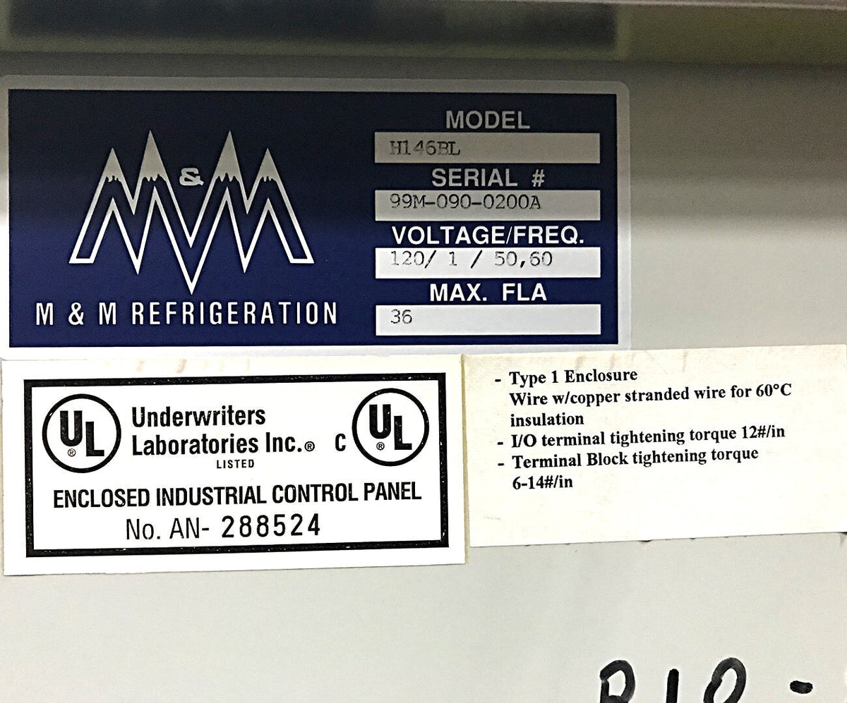 M&M H146BL-185 Rotary Screw Compressor Package (Howden WRV255, 150 HP