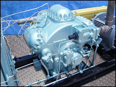 Mycom 6-Cylinder Reciprocating Compressor – 60 HP Mycom Cimco 