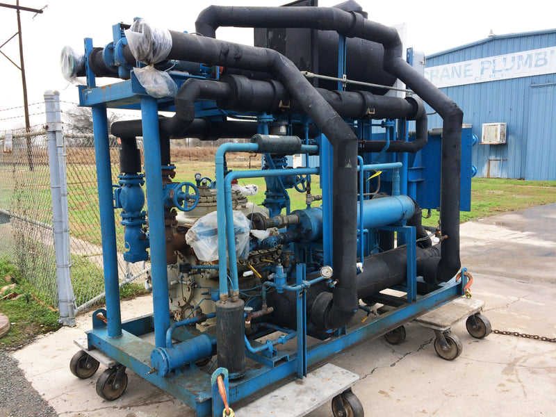 Mycom / Nutemp Water Cooled Indoor Chiller Skid – 15 TR Mycom 