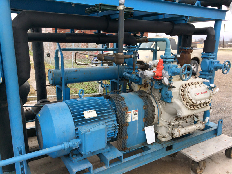 Mycom / Nutemp Water Cooled Indoor Chiller Skid – 15 TR Mycom 