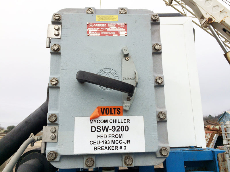 Mycom / Nutemp Water Cooled Indoor Chiller Skid – 15 TR Mycom 