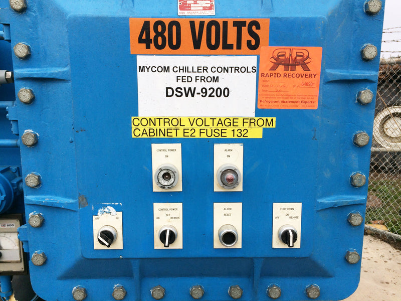 Mycom / Nutemp Water Cooled Indoor Chiller Skid – 15 TR Mycom 