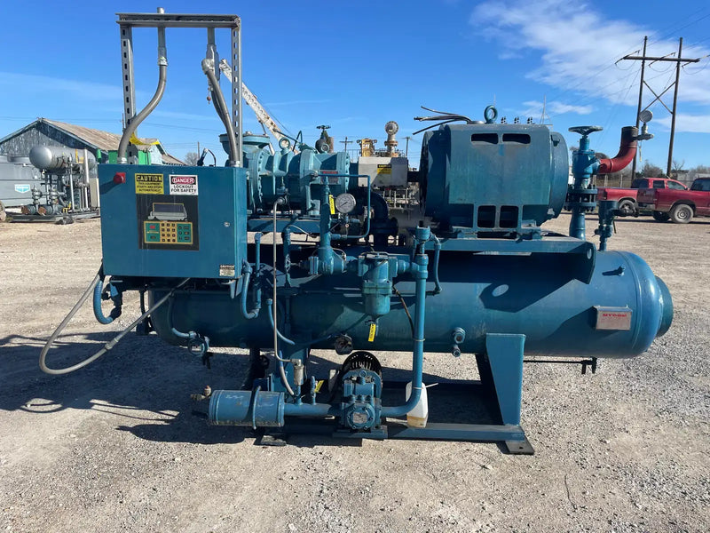 Mycom 160VLD Rotary Screw Compressor Package (Mycom 160VLD, 200 HP 230/460 V, Micro Control Panel)