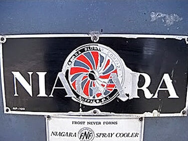 Niagara "No-Frost"® Evaporator with Ammonia Recirculator Package Niagara 