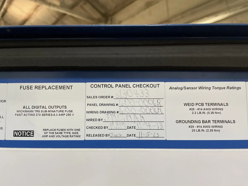 Vilter Rotary Screw Compressor Package (Vilter VSR221, 125 HP 230/460 V, Vilter Micro Control Panel)