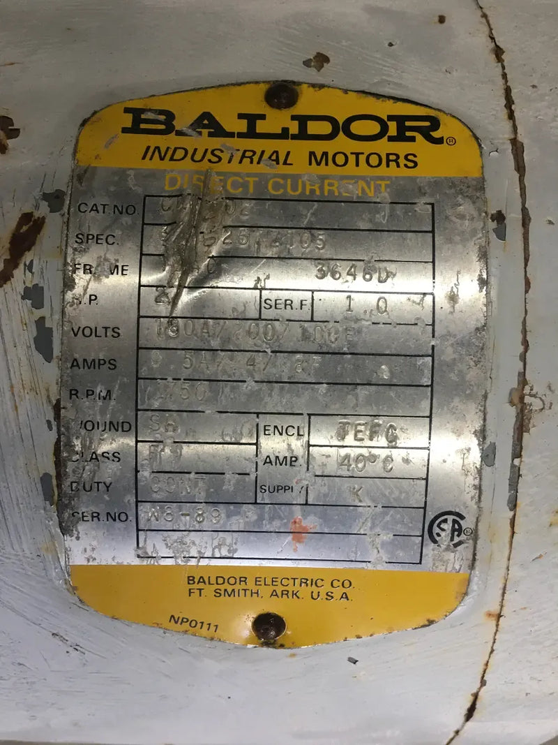 Reliance Electric Master XL Speed Reducer - 2 HP