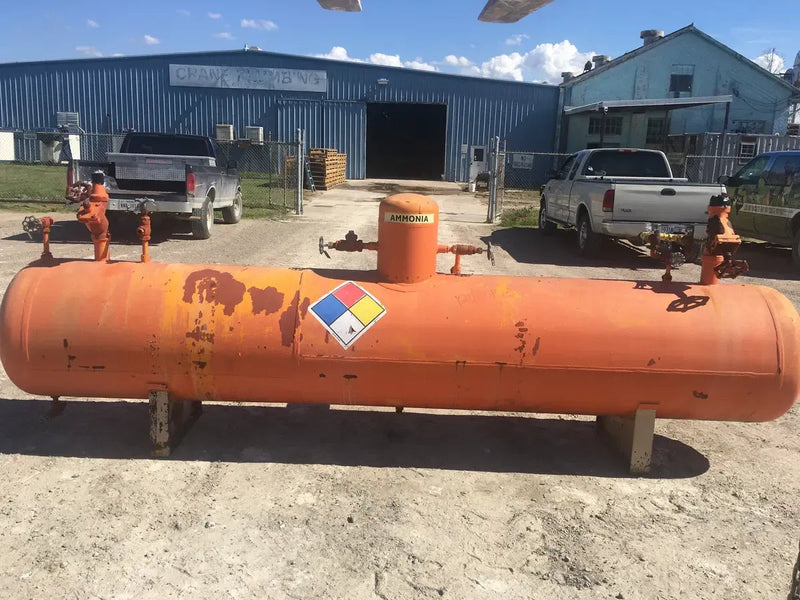 E.L Nickell 46034 Horizontal Ammonia Receiver ( 31in. X 166in. 507 Gallons)